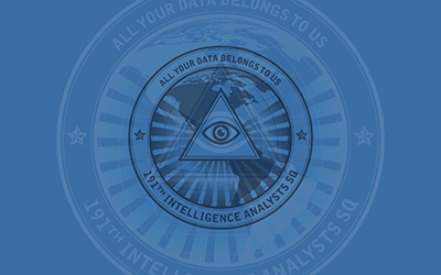 Interaction design bachelor thesis about a fictional surveillance interface